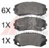 A.B.S. 37772 OE Brake Pad Set, disc brake